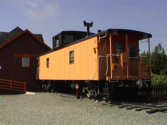 Ex-CN Caboose, French Village, Nova Scotia