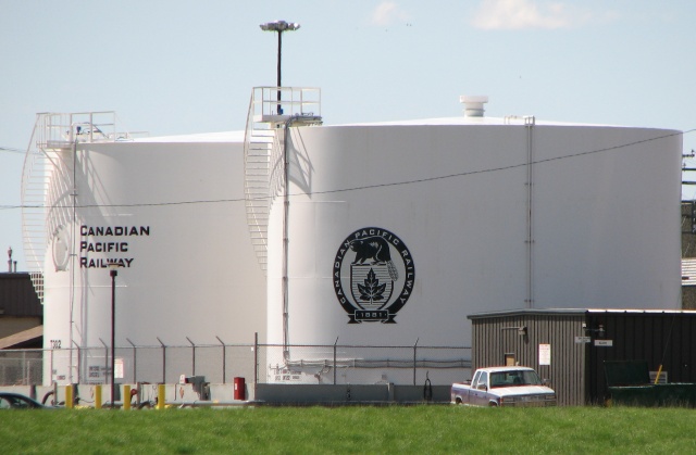 CPR Moose Jaw fuel tanks