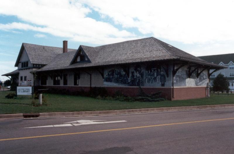 Summerside rotary library, former train station