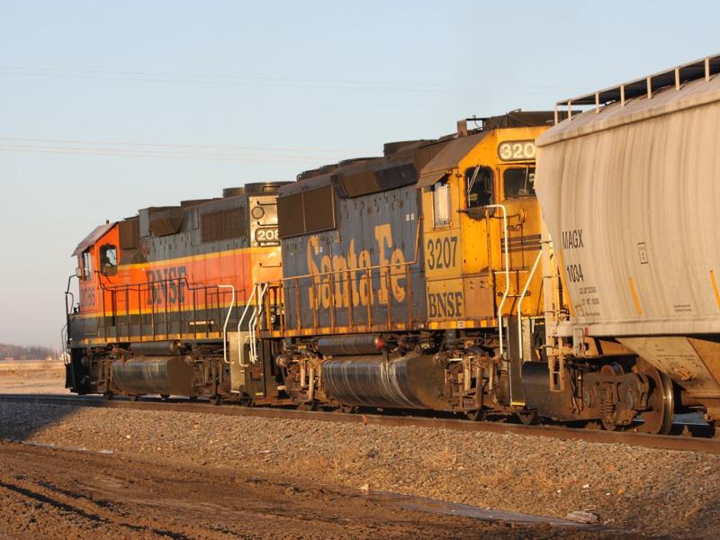 BNSF 3207 in Grand Forks