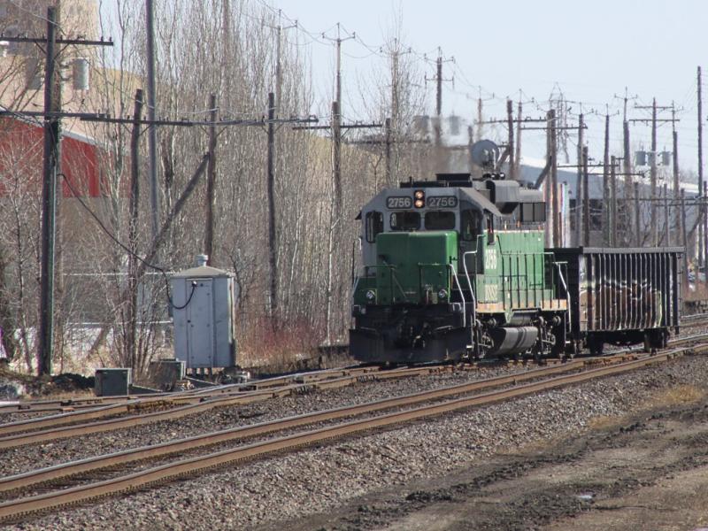 BNSF 2756 in Winnipeg