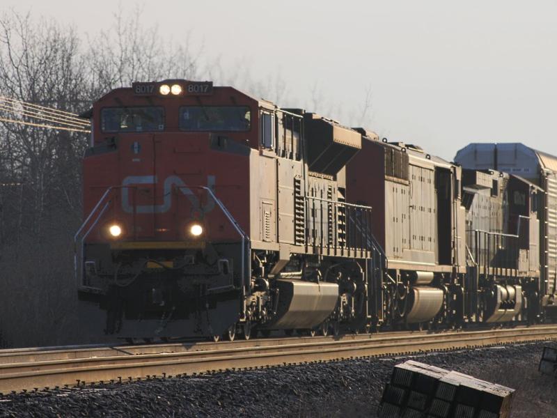 CN 8017 in Winnipeg