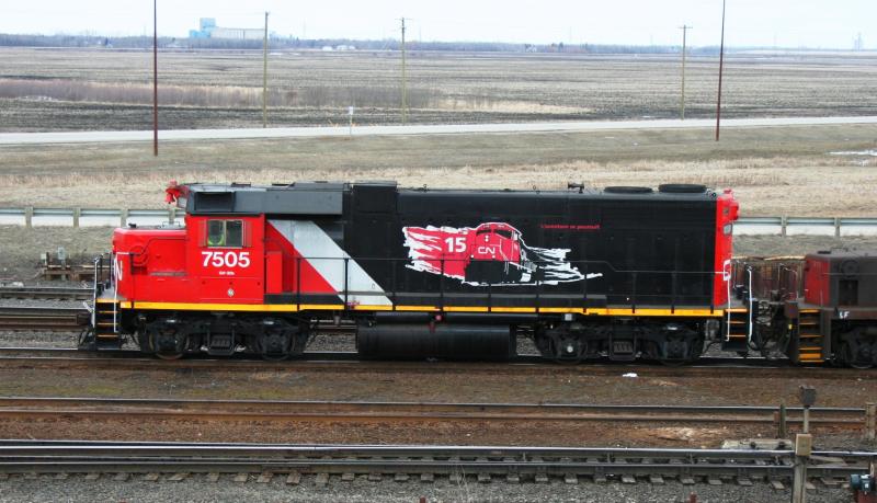 CN 7505 in Winnipeg