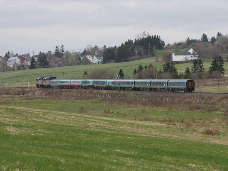 VIA's Ocean near Memramcook NB