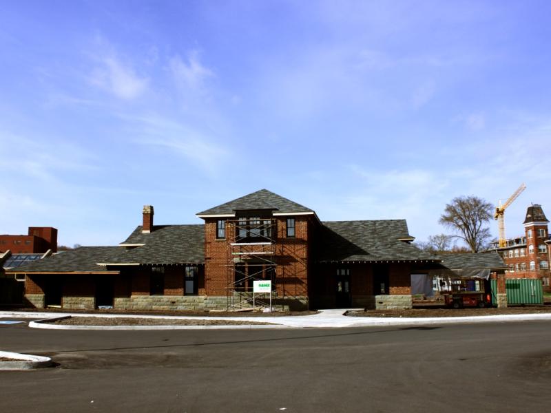 Fredericton train station and Hartt shoe factory