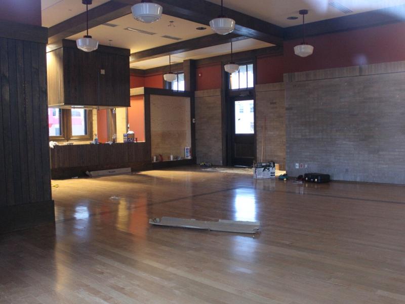 Fredericton train station interior