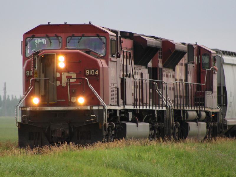 CP 9104 near La Salle, MB