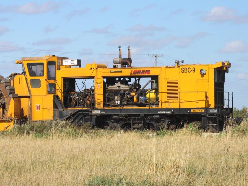 Loram SBC-9 in Winnipeg