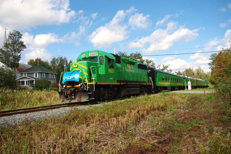 NB Southern Railway UNICEF train, photo by David Morris