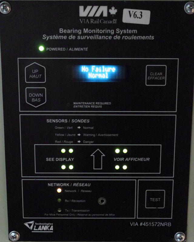 Bearing Monitoring System in VIA 6429