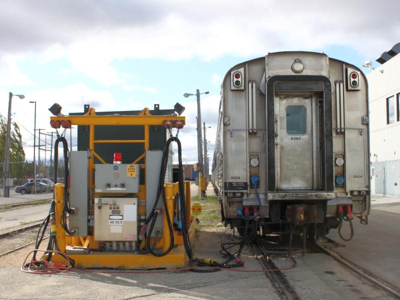 VIA 8404 (Annapolis) in Winnipeg 2011/10/14