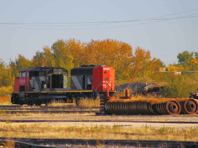 CN 5545 in Winnipeg