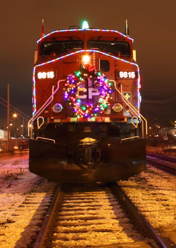 CP 9815 and the Holiday Train