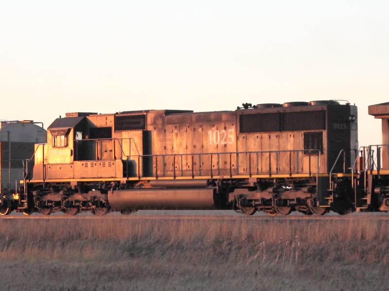 IC Illinois Central 1025 in Winnipeg