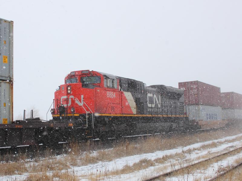 CN 8884 in Winnipeg