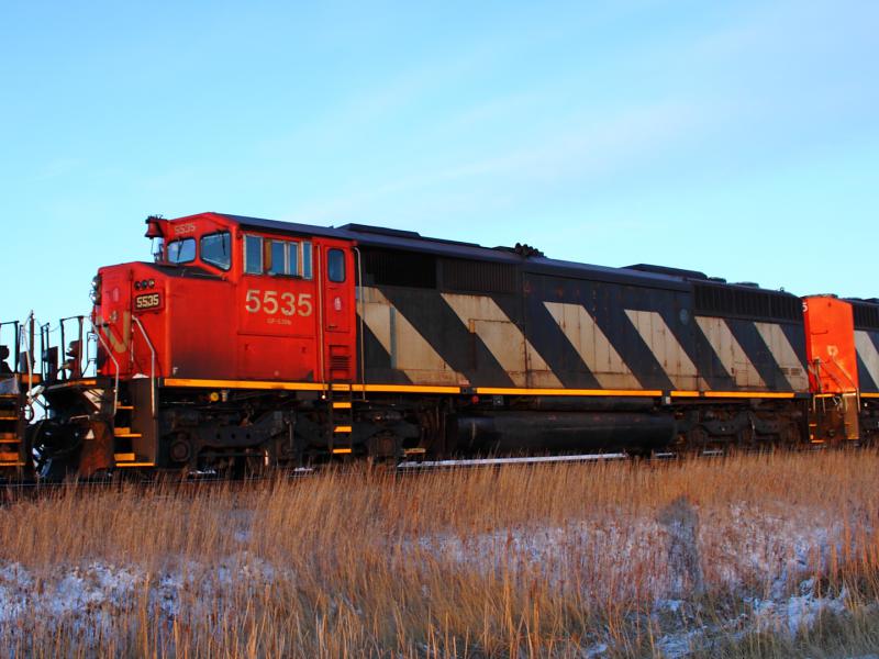 CN 5535 in Winnipeg Manitoba