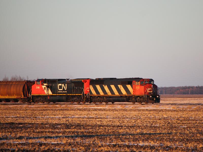 CN 5503 and CN 2145 near Emerson