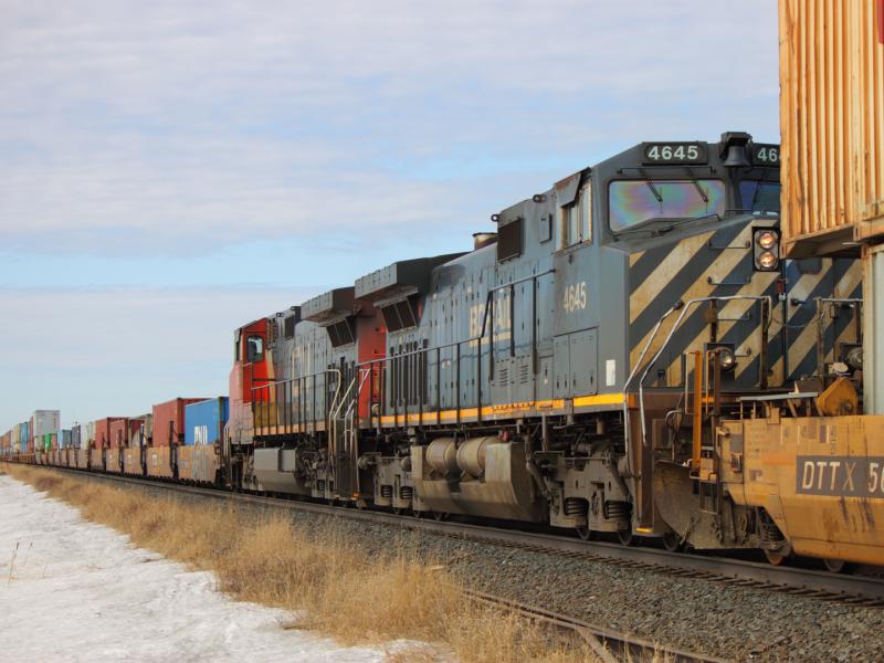 Ex BC Rail BCOL 4645 in Winnipeg