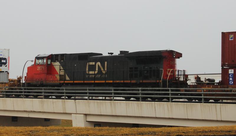 CN 2671 in Winnipeg