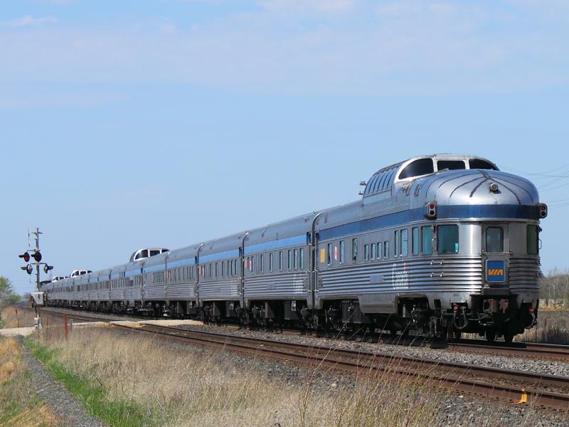 VIA Rail's Canadian in Winnipeg