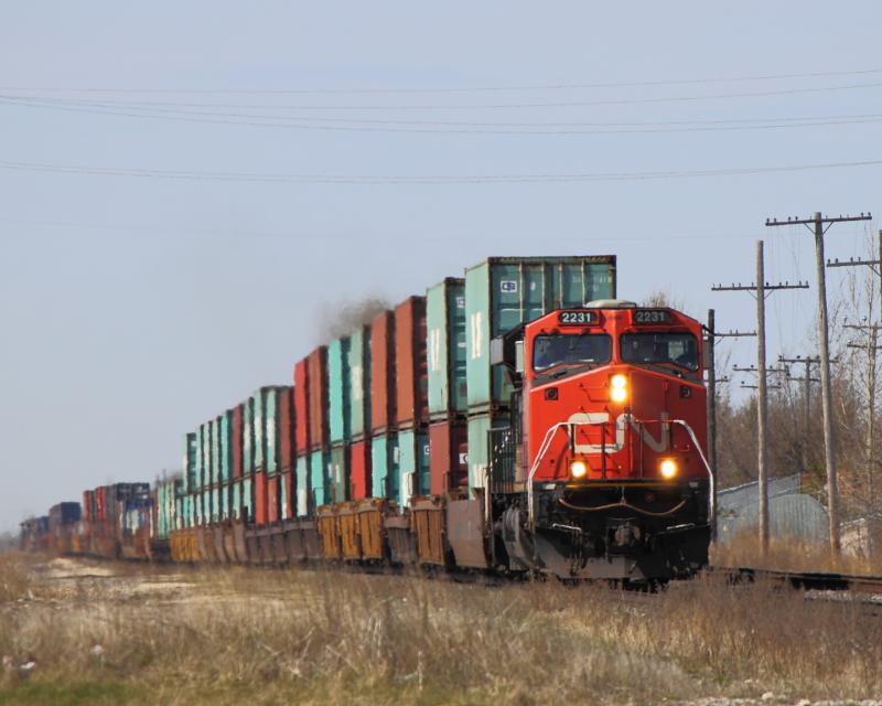 CN 2231 in Winnipeg