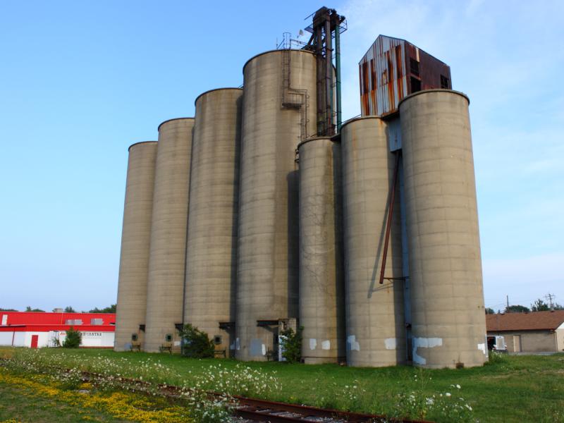 Grain elevator in Essex Ontario