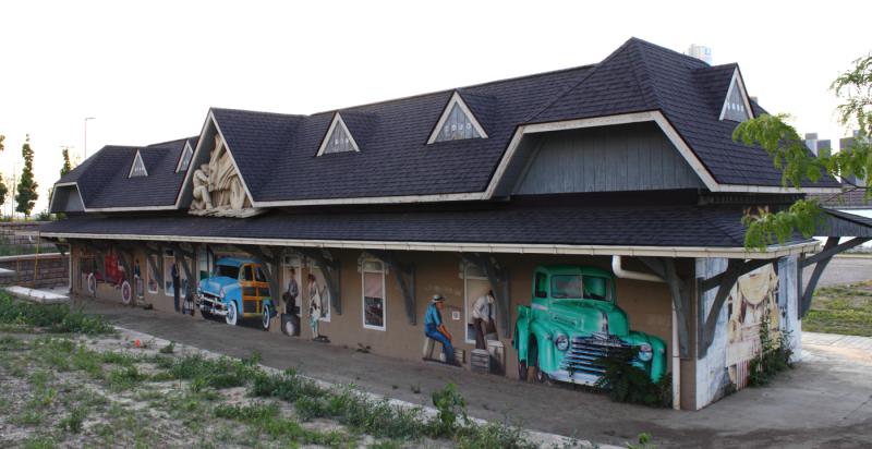 Train station in Windsor Ontario