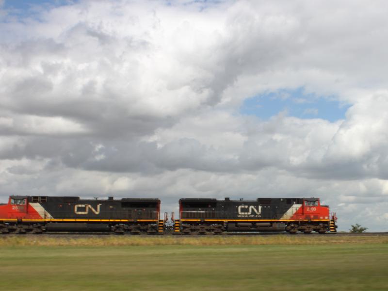 IC 2703 and CN 2538 in Winnipeg