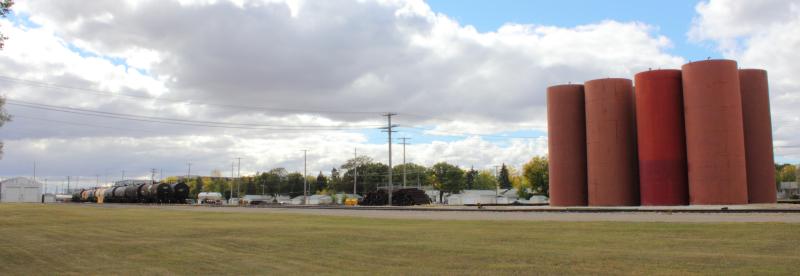 BNSF yard in Winnipeg