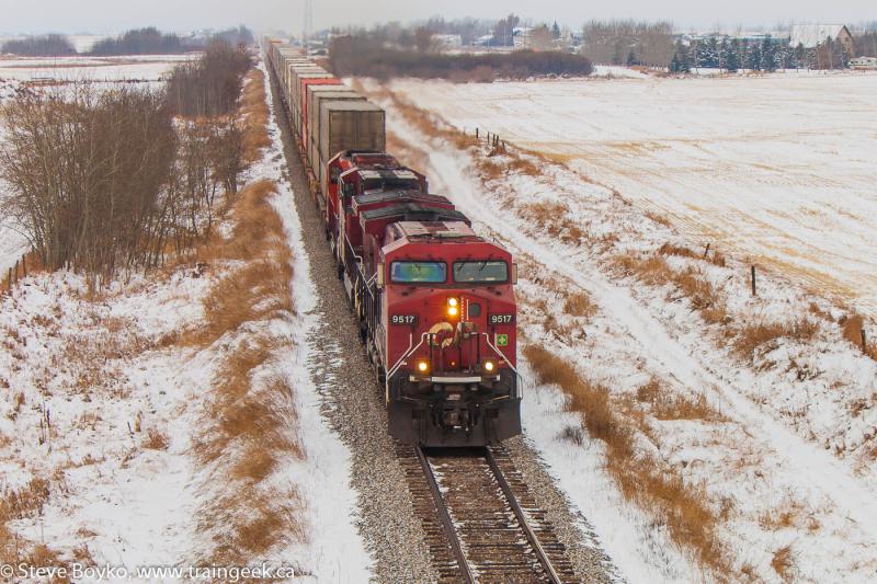 CP 9517 near Indus, Alberta