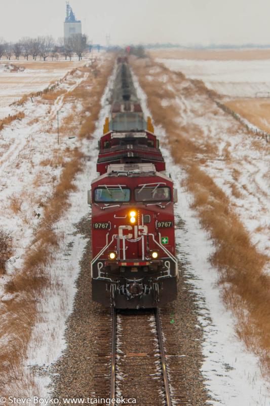 CP 9767 near Indus, Alberta