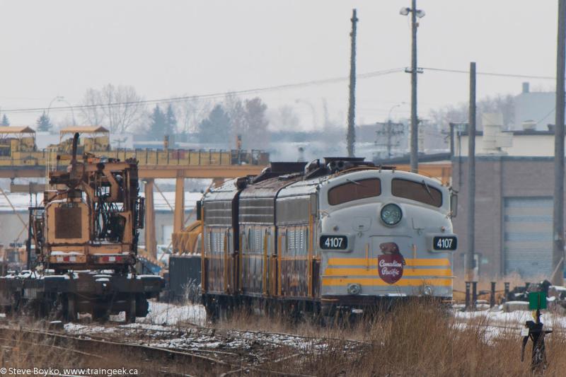 CP 4107 in Calgary