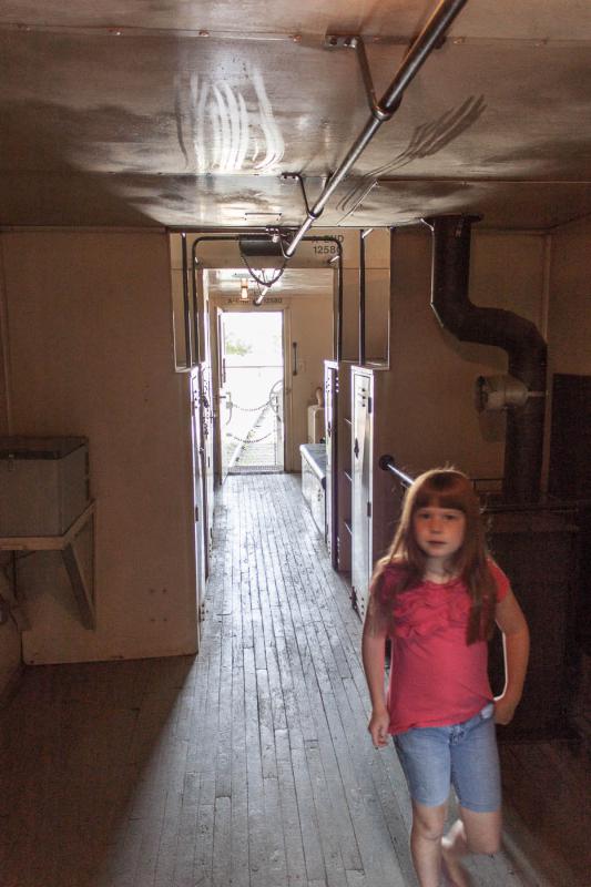 Interior of caboose BN 12580