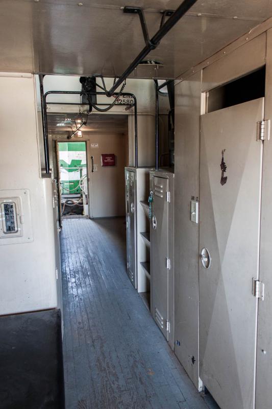 Interior of caboose BN 12580