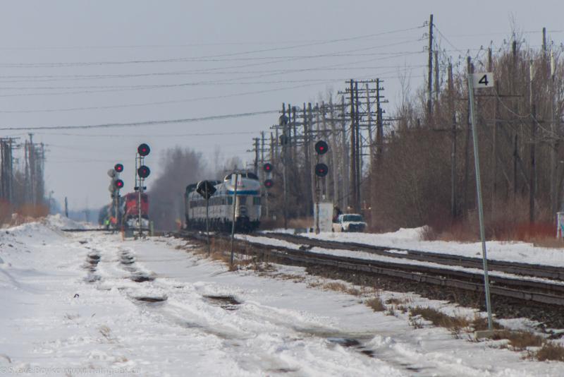 VIA Rail's Canadian meets CN in Winnipeg