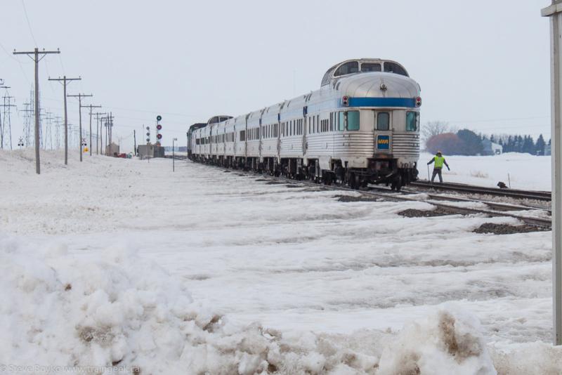 VIA's Canadian outside Winnipeg