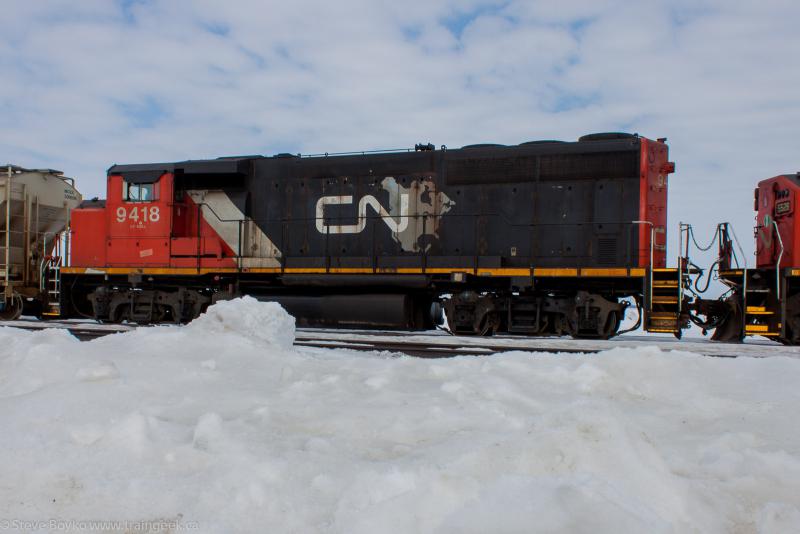 CN 9418 outside Winnipeg