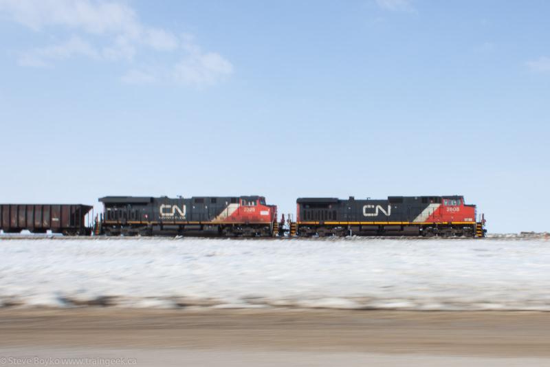 CN 2608 outside Winnipeg