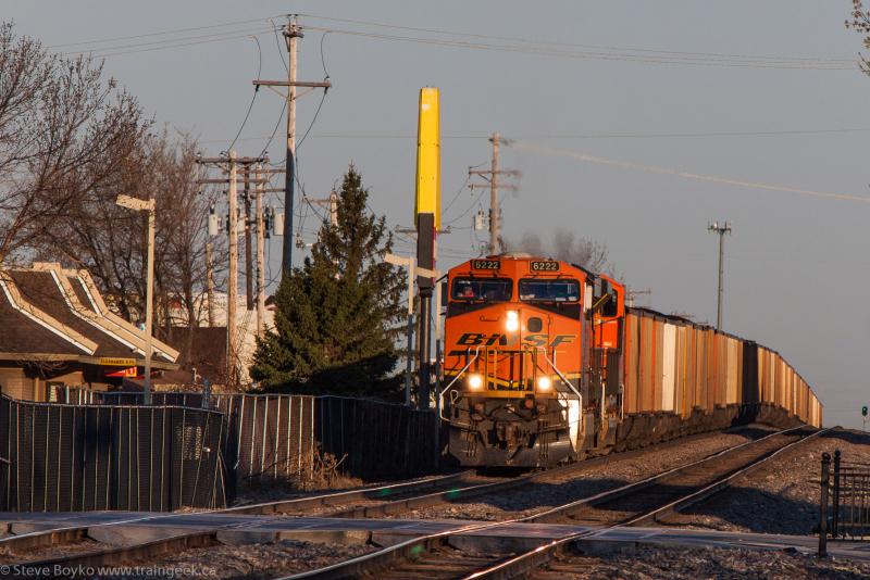 BNSF 6222 in Fargo