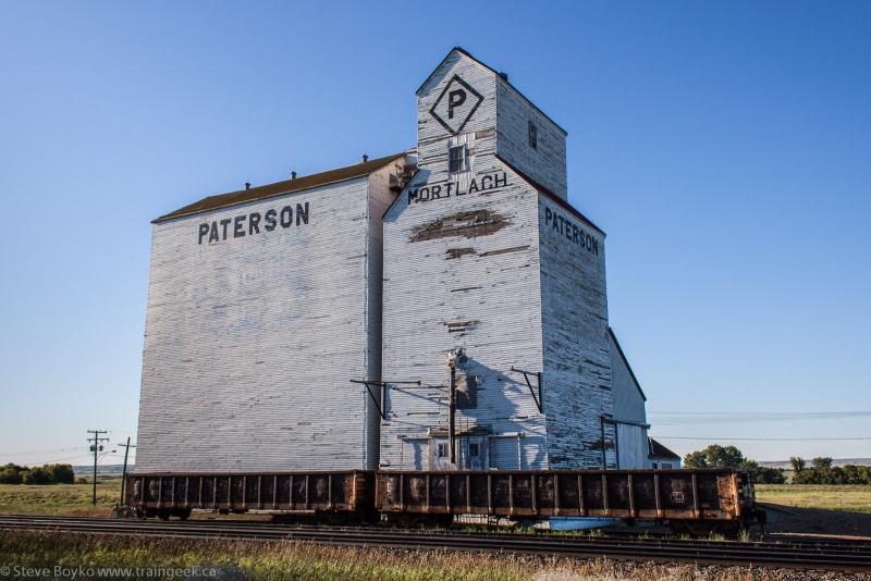 The grain elevator at Mortlach Manitoba