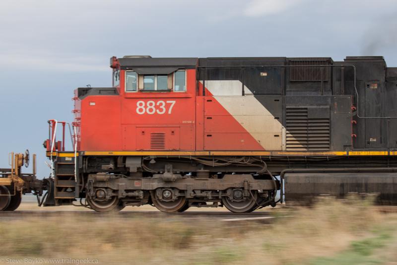 CN 8837 in Winnipeg