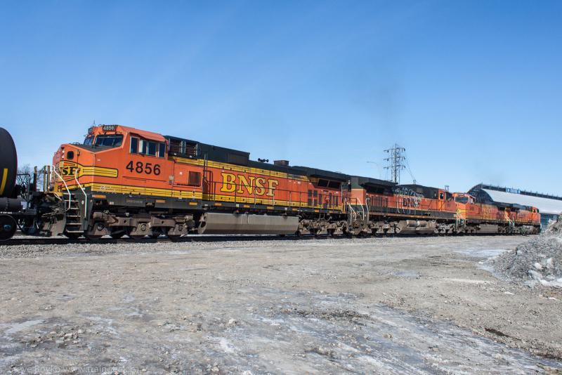 BNSF 4856 in Winnipeg