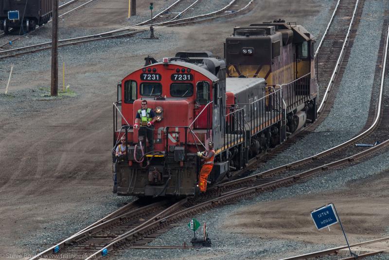 CN 7231 in Prince George