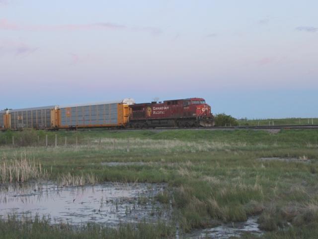 CP 8542 at Indus, Alberta