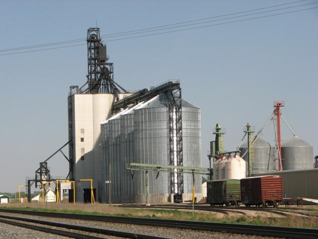 Modern grain elevator at Indian Head SK