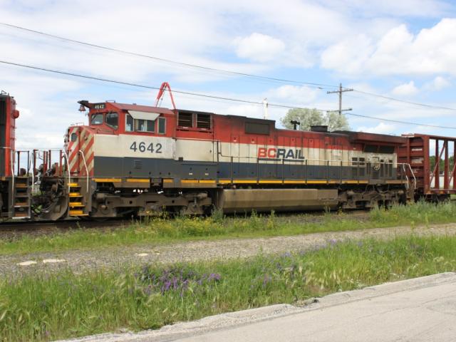 Ex BC Rail unit BCOL 4642 in Winnipeg