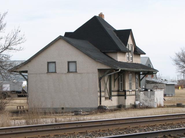 Former railway station in Elie Manitoba