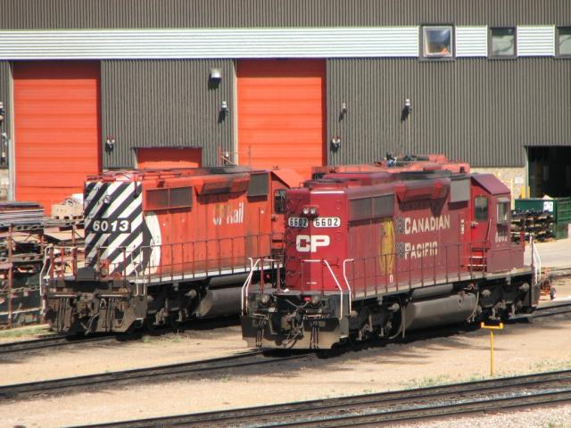 CP 6013 and 6602 in Moose Jaw, SK