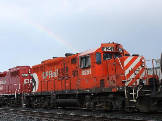 CP 8251 in Winnipeg