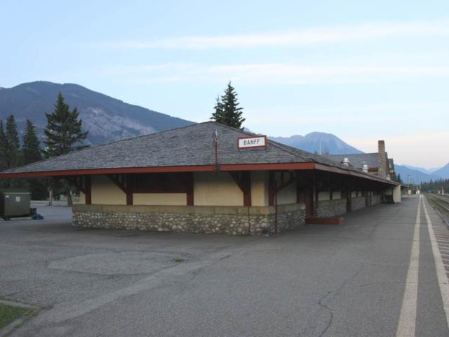 Banff train station